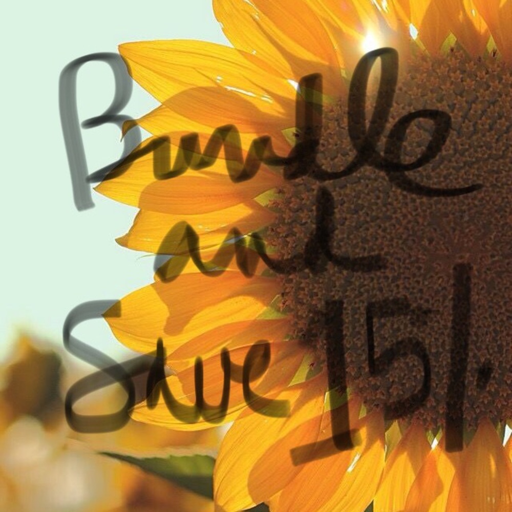 Bundle 2+ items and save an extra 15%! 🌻